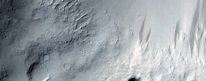 Terrain West of Avernus Dorsa