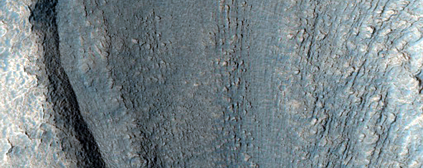 Possibly Icy Flow Feature in Protonilus Mensae