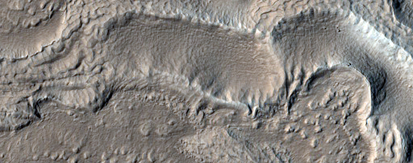 Terrain around Crater