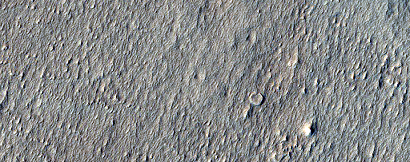 Candidate Recent Impact Site