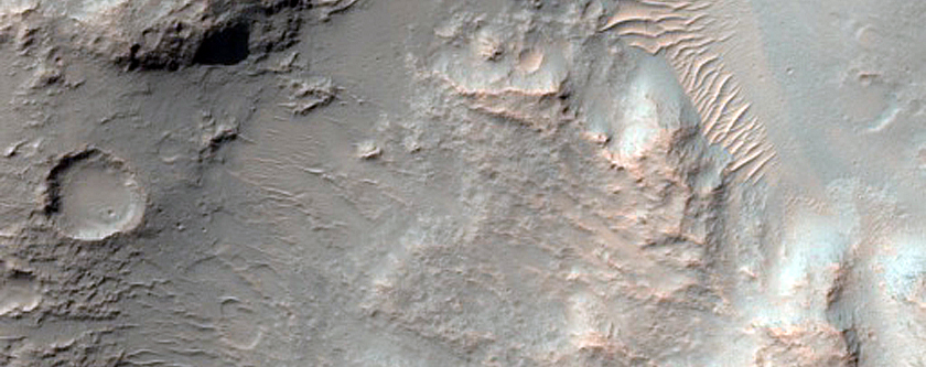 Impact Crater near Maadim Vallis