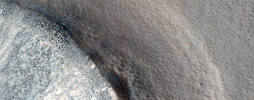 Crater with Steep Slopes