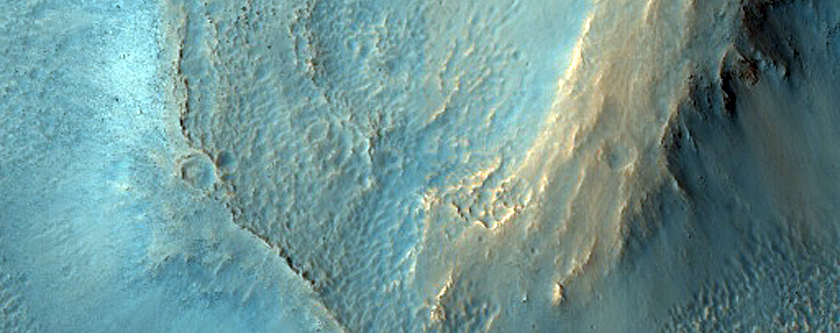 Terrain Sample in Cydonia Mensae