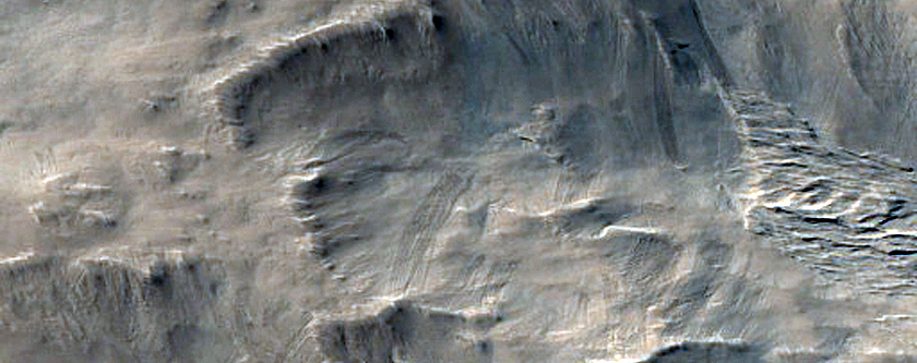 Terrain Northeast of Gordii Dorsum