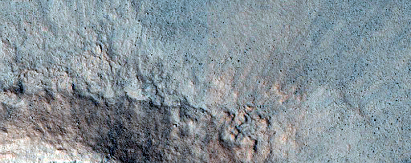 Monitoring Frost in Well-Preserved 900-Meter Northern Plains Crater