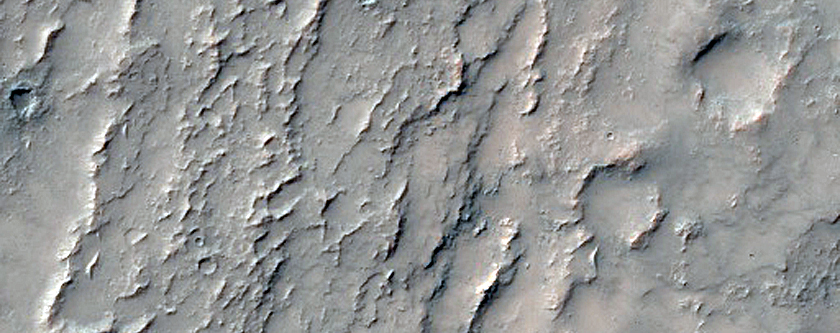 Inverted Channel in Noachis Terra