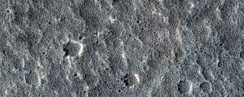 Candidate Recent Impact Site