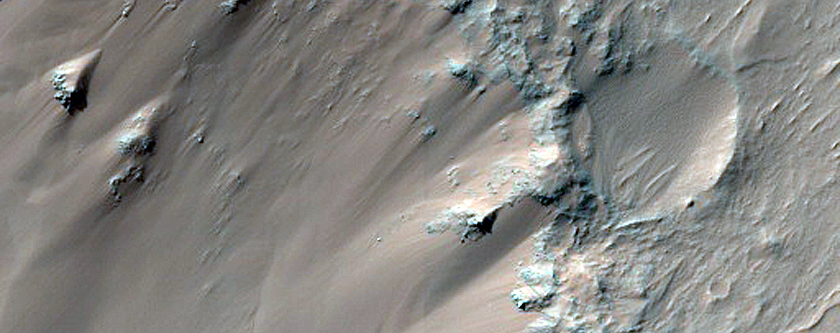 Monitor Slopes in Eos Chasma