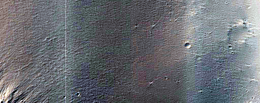 Terrain East of Gusev Crater