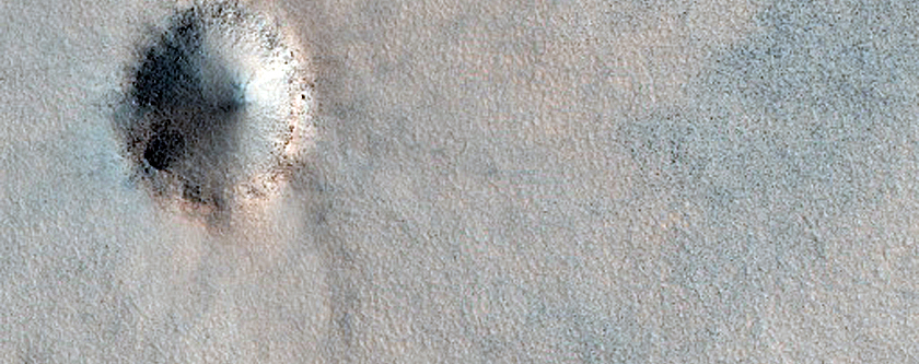 High-Latitude Crater