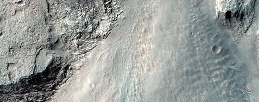 Alluvial Fan in Eos Chasma