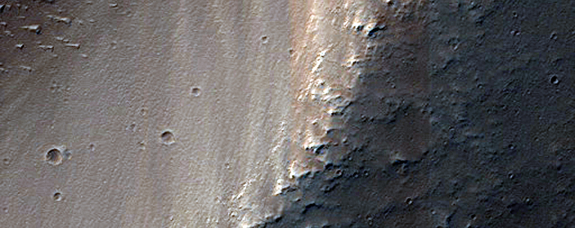 Terrain North of Tithonium Chasma