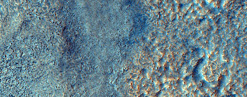 Ridge in Deuteronilus Mensae