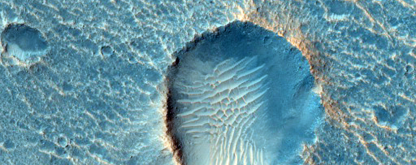 Smooth Material in Chryse Planitia