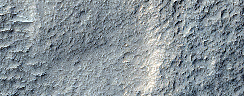 Terrain Southwest of Nicholson Crater