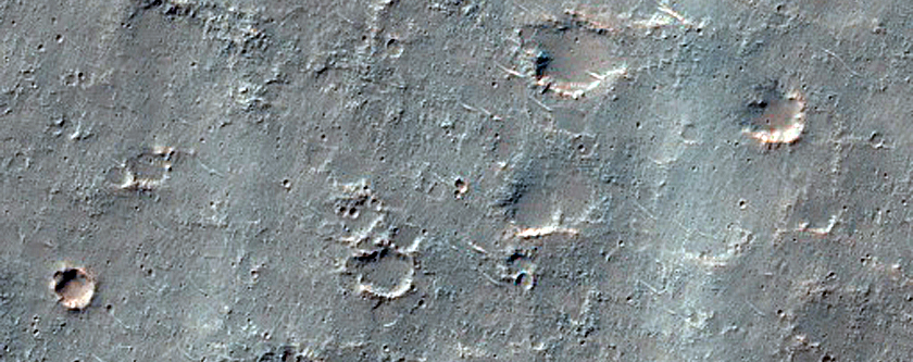 Terrain East of Savich Crater