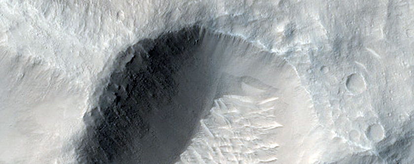 Terrain Northwest of Amenthes Fossae