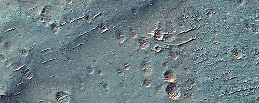 Terrain South of Coprates Chasma