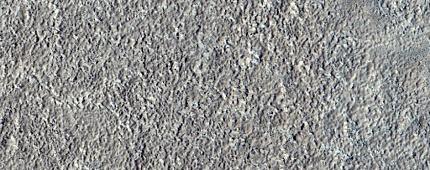 Abrupt Surface and Terrain Changes near Adamas Labyrinthus