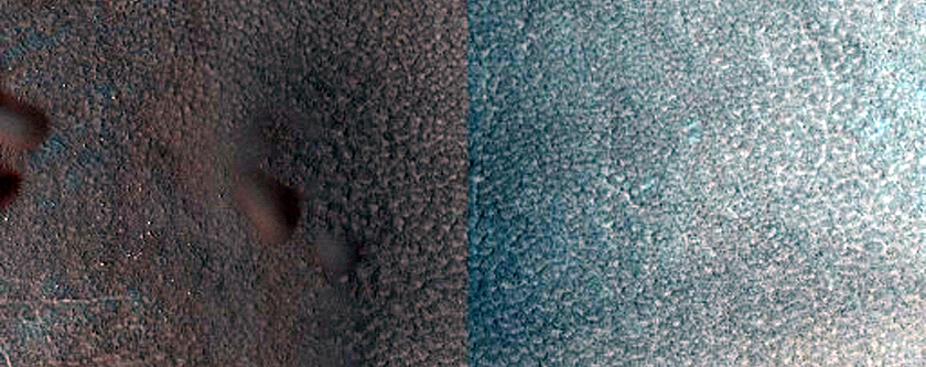 Dune Monitoring in Northern Mid-Latitude Crater