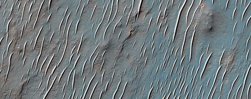 Terrain South of Denning Crater