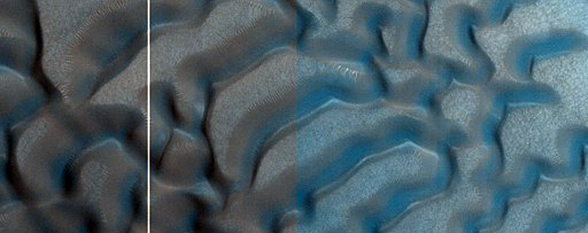 Dunes in Crater in Northern Plains
