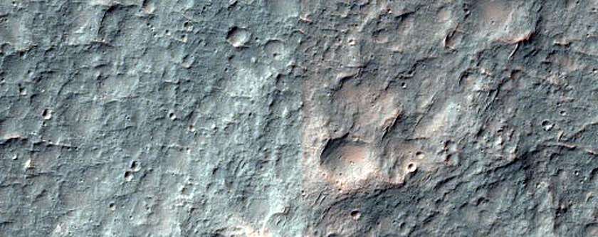 Molesworth Crater and Terrain to South
