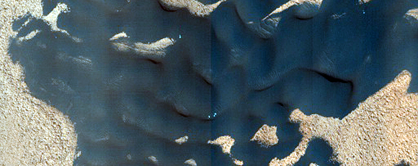 Flank Dunes in Abalos Undae