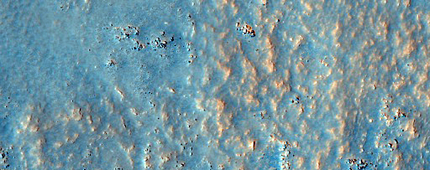 Lyot Crater Ejecta