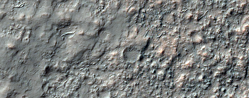Terrain East of Molesworth Crater