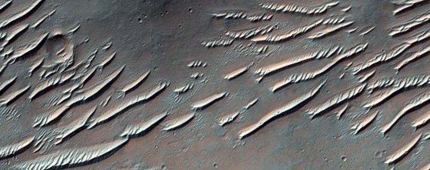 Channels in Tyrrhena Terra