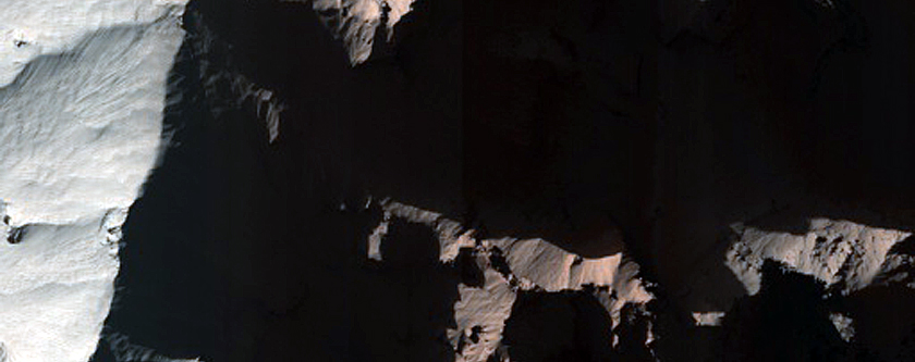 Noctis Labyrinthus Slopes