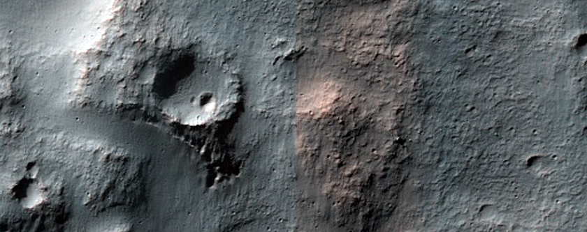 Terrain Northwest of Corozal Crater