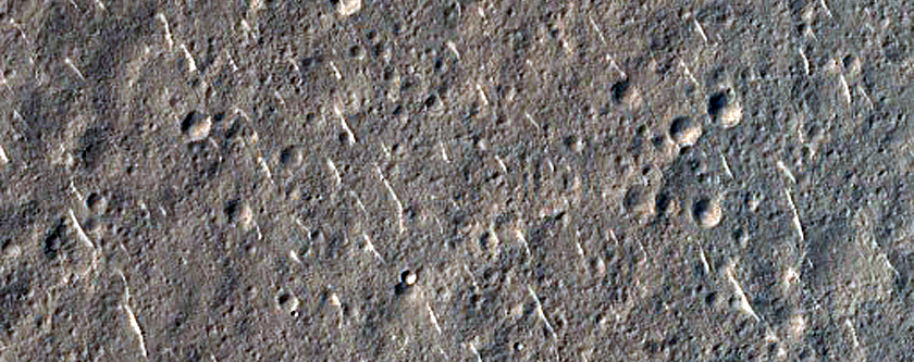 Terrain Northwest of Amenthes Fossae