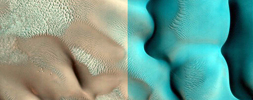 Dune Monitoring in Northern Mid-Latitude Crater