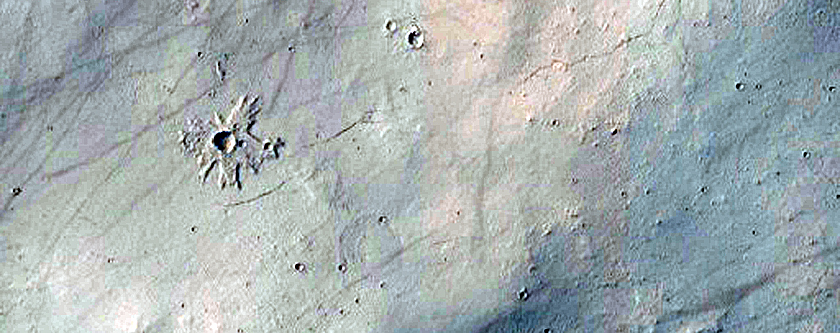 Terrain East of Janssen Crater