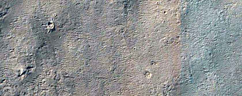 Terrain West of Henry Crater