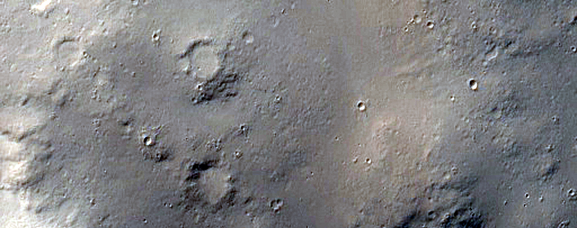 Terrain Southwest of Nicholson Crater