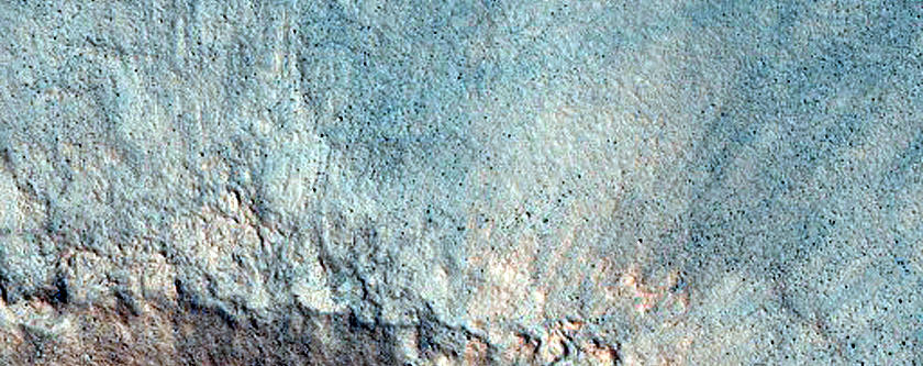 Monitoring Frost in Well-Preserved 900-Meter Northern Plains Crater