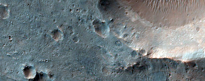 Terrain Southwest of Vinogradov Crater