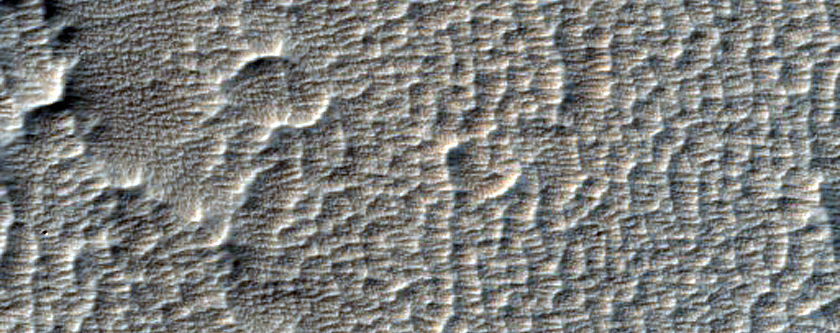 Terrain Northwest of Arsia Mons