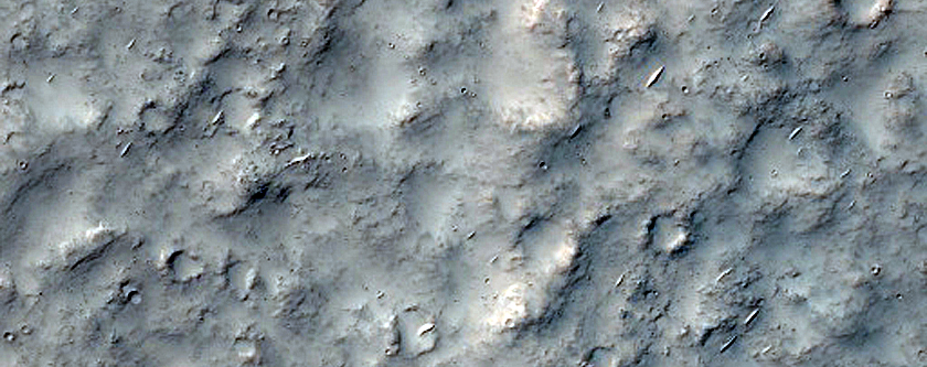 Terrain West of Bernard Crater