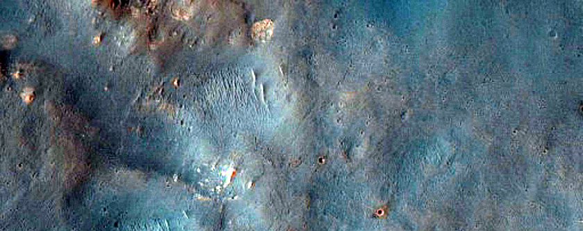 Terrain East of Antoniadi Crater
