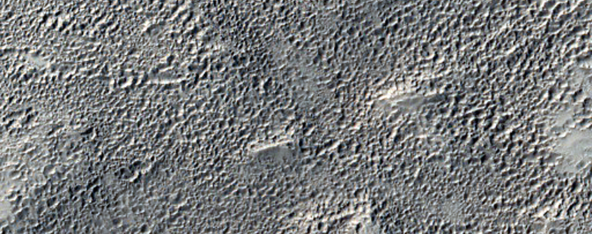 Meander in Channel Southwest of Mamers Valles