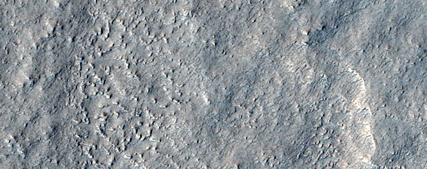 Terrain Northwest of Alba Mons