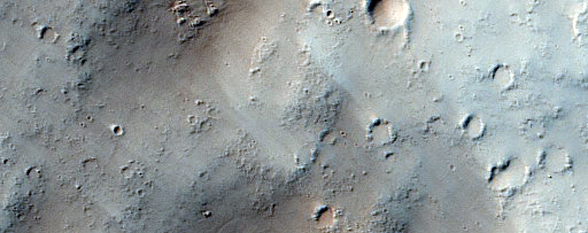 Terrain South of Amazonis Mensa