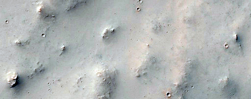Ridge South of Mosa Vallis