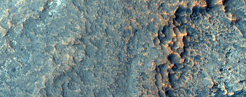 Inverted Channel on Crater Floor near Eden Patera