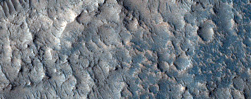 Terrain Sample North of Kasei Valles