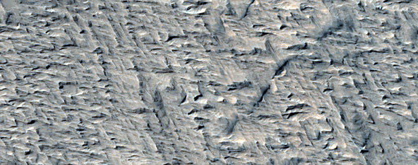Terrain North of Gordii Dorsum